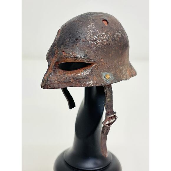 Sideshow Weta Orc Iron Cap 1:4 Helm Lord of the Rings Fellowship of Ring No Box - Picture 2 of 9